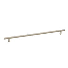 Vita Bella 18" Center to Center Euro Modern Knurled Bar Appliance Handle / Appliance Pull - Made in Italy