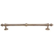 Ornate 18" Center to Center Regal Traditional Solid Brass Appliance Bar Handle / Appliance Bar Pull