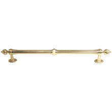 Ornate 18" Center to Center Regal Traditional Solid Brass Appliance Bar Handle / Appliance Bar Pull