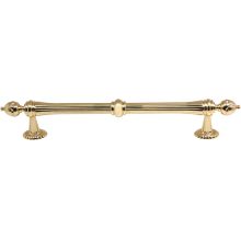Ornate 8" Center to Center Regal Traditional Solid Brass Appliance Bar Handle Pull