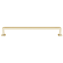 Millennium 12" Center to Center Smooth Square Solid Brass Appliance Handle / Appliance Pull