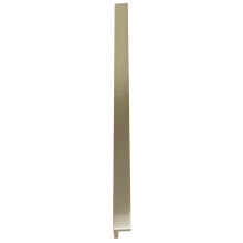 Tab 12" Center to Center Solid Brass Surface Mount Linear Appliance Handle / Appliance Pull