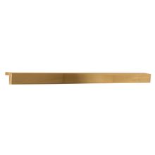 Tab 18" Center to Center Solid Brass Surface Mount Linear Appliance Handle / Appliance Pull