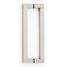 Block Contemporary Urban 8 Inch Center to Center Back to Back Door Pulls - Shower Door Handles