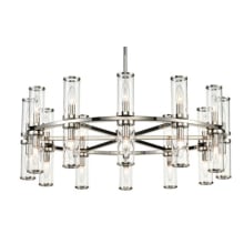 Revolve 24 Light 32" Wide Taper Candle Chandelier