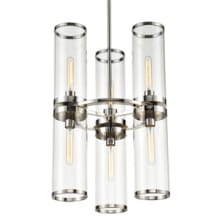 Revolve II 6 Light 18" Wide Ring Chandelier