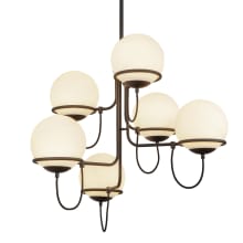 Alba 6 Light 32" Wide Chandelier