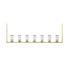 Revolve 7 Light 4" Wide Taper Candle Chandelier