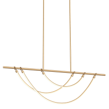 Aryas 48" Wide LED Linear Chandelier