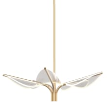 Flora 31" Wide 3 Light LED Chandelier