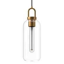 Soji 5" Wide Mini Pendant with Clear Glass Shade