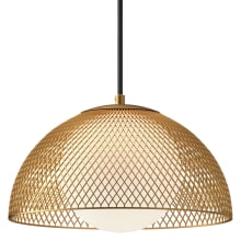 Haven 13" Wide Pendant with Opal Glass Shade