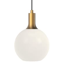 Castilla 8" Wide Mini Pendant with Opal Glass Shade