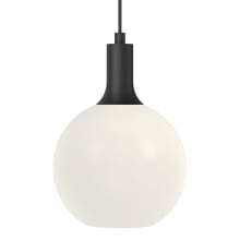 Castilla 8" Wide Mini Pendant with Opal Glass Shade