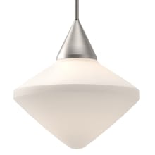 Nora 14" Wide Pendant with Opal Glass Shade