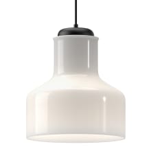 Westlake 11" Wide Pendant with Glossy Opal Glass Shade