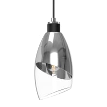 Capri 5" Wide Mini Pendant with Clear Glass Shade