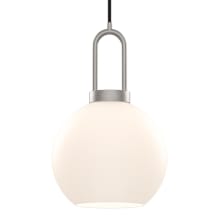 Soji 8" Wide Mini Pendant with Frosted Glass Shade