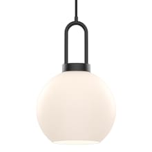 Soji 8" Wide Mini Pendant with Frosted Glass Shade