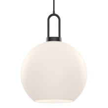 Soji 10" Wide Mini Pendant with Frosted Glass Shade