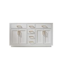 Ivy 60" Double Free Standing Vanity Cabinet Only - Less Vanity Top