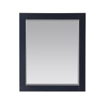 Maribella 36" x 27-3/16" Traditional Rectangular Wood Framed Bathroom Wall Mirror