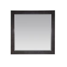 Maribella 36" x 33-1/2" Traditional Rectangular Wood Framed Bathroom Wall Mirror