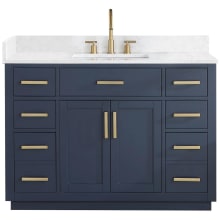 Gavino 48" Free Standing Single Basin Vanity Set with Cabinet and Stone Composite Vanity Top