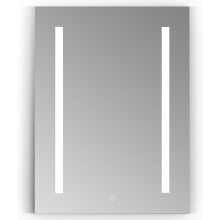 Catola 24" x 32" Lighted Frameless Single Door Medicine Cabinet with Touch-Sensor and Soft-Close Hinges