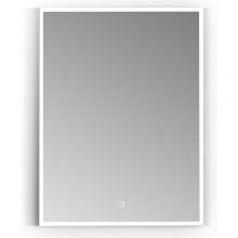 Carsoli 24" x 32" Lighted Frameless Single Door Medicine Cabinet with Touch-Sensor and Soft-Close Hinges