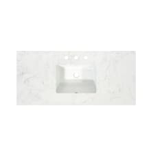 Ceres 49" Engineered Stone Vanity Top with Backsplash