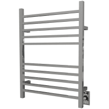 Radiant 23-5/8"W x 31-1/2"H 120 V Plug-In/Hardwired Stainless Steel Towel Warmer with 10 Bars and Mounting Hardware