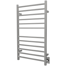 Radiant 23-5/8"W x 41-3/4"H 120 V Plug-In/Hardwired Stainless Steel Towel Warmer with 12 Bars and Mounting Hardware
