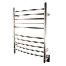 Radiant Curved 23-5/8" W x 31-7/8" H 115 V Hardwired Stainless Steel Towel Warmer