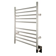 Radiant Straight 23-7/8" W x 31-7/8" H 120 V Hardwired Stainless Steel Towel Warmer