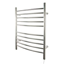 Radiant Curved 23-5/8" W x 31-1/2" H 115 V Plug-In Stainless Steel Towel Warmer