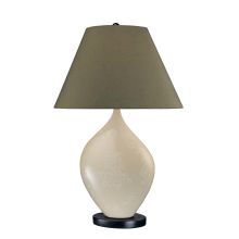 1 Light 28.25" Height Table Lamp with Green Shade