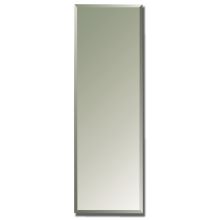 New Castle 16" x 36" Single Door Medicine Cabinet with Beveled Mirror and Molded Plastic Shelves