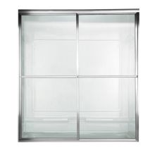 Prestige 71-1/2" Tall Framed, bypass, Clear Glass Shower Door - Fits 56" to 60" Width Openings