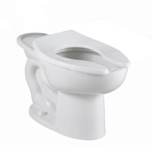 Madera Elongated Toilet Bowl Only With Right Height Bowl and Rear Spud - Less Seat and Flushometer