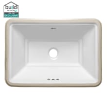 Estate 19-3/4" Undermount Vitreous China Bathroom Sink with Overflow
