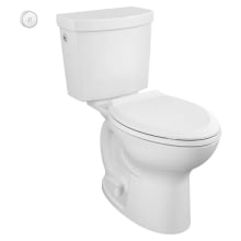 Cadet 1.28 GPF Two Piece Elongated Chair Height Toilet with Left Hand Lever - Less Seat
