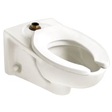 Afwall Millennium Elongated Toilet Bowl Only With Top Spud - Less Seat and Flushometer
