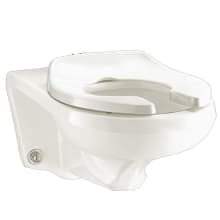 Afwall Elongated Right Height Toilet Bowl Only With Top Spud - Less Seat and Flushometer