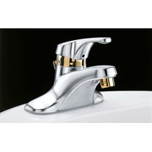 Single Handle Centerset Lavatory Faucet with Metal Lever from the Reliant Plus Series