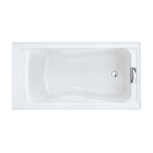 Evolution 60" Acrylic Soaking Bathtub with Reversible Drain - Lifetime Warranty