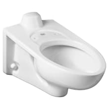 Afwall Millennium Elongated Toilet Bowl Only With Rear Spud - Less Seat and Flushometer
