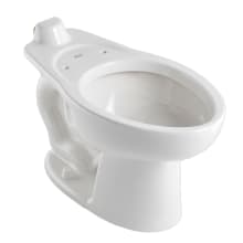 Madera Elongated Toilet Bowl Only With Top Spud and Slotted Rim For Bedpan Holding - Less Seat and Flushometer