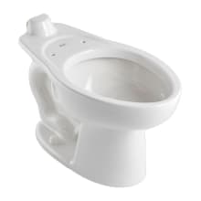 Madera Elongated Toilet Bowl Only With Rear Spud And Slotted Rim For Bedpan Holding - Less Seat and Flushometer