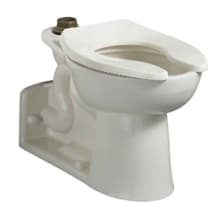 Priolo Elongated Toilet Bowl Only With Top Spud - Less Seat and Flushometer